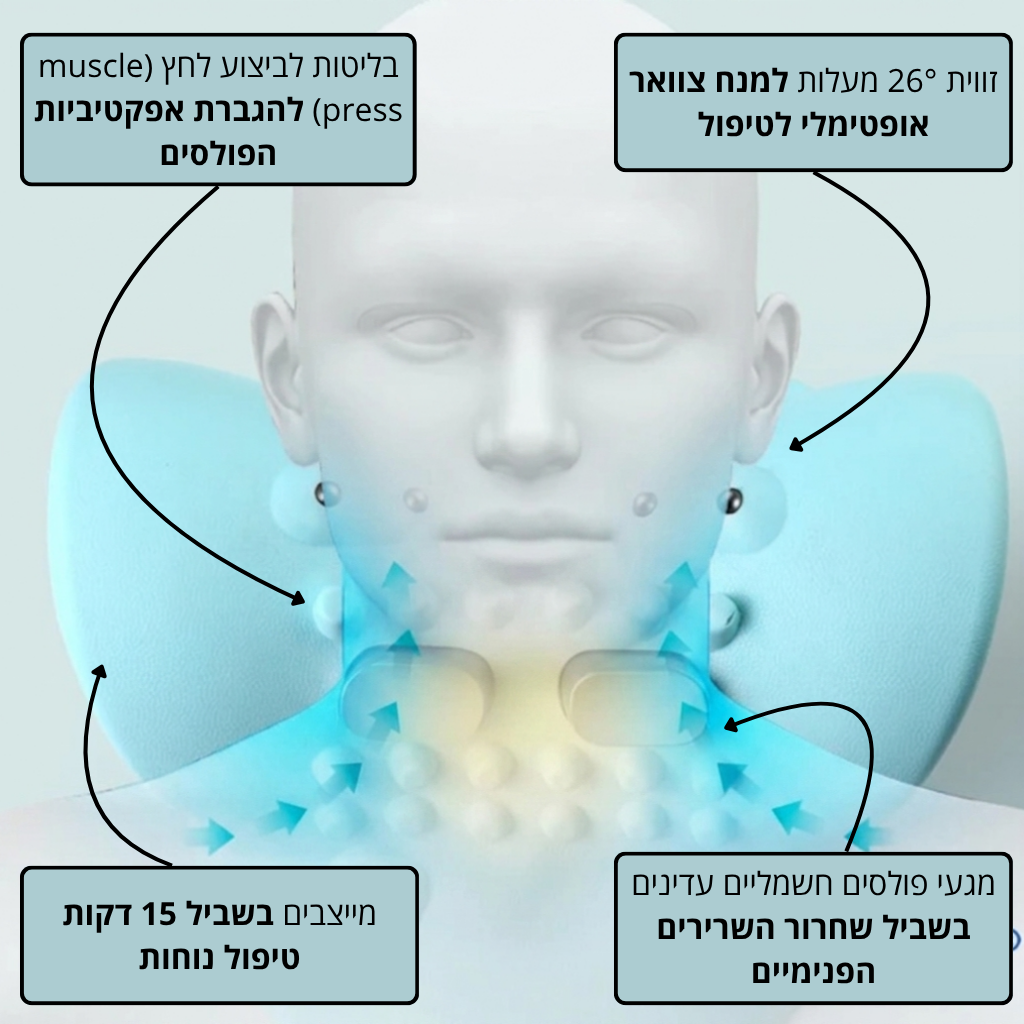 הפולסר™<br>לעצור סחרחורות לתמיד.